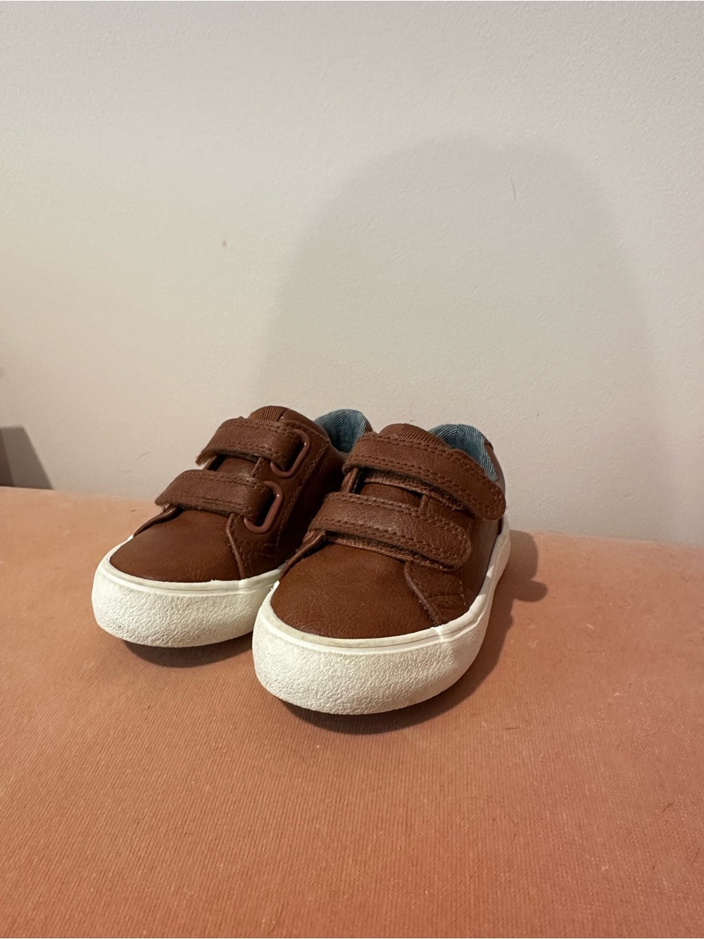 Cat & Jack Brown Velcro Kids Sneakers